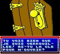 une photo d'Ã©cran de Alice in Wonderland sur Nintendo Game Boy Color